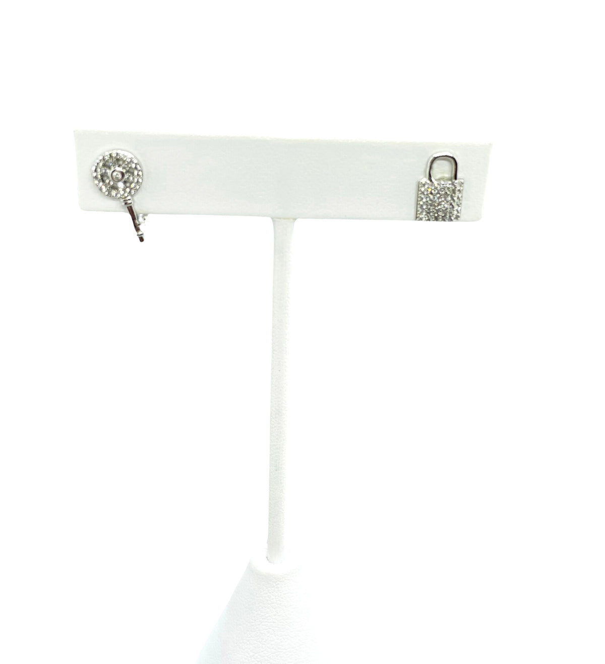key Lock Stud Earrings