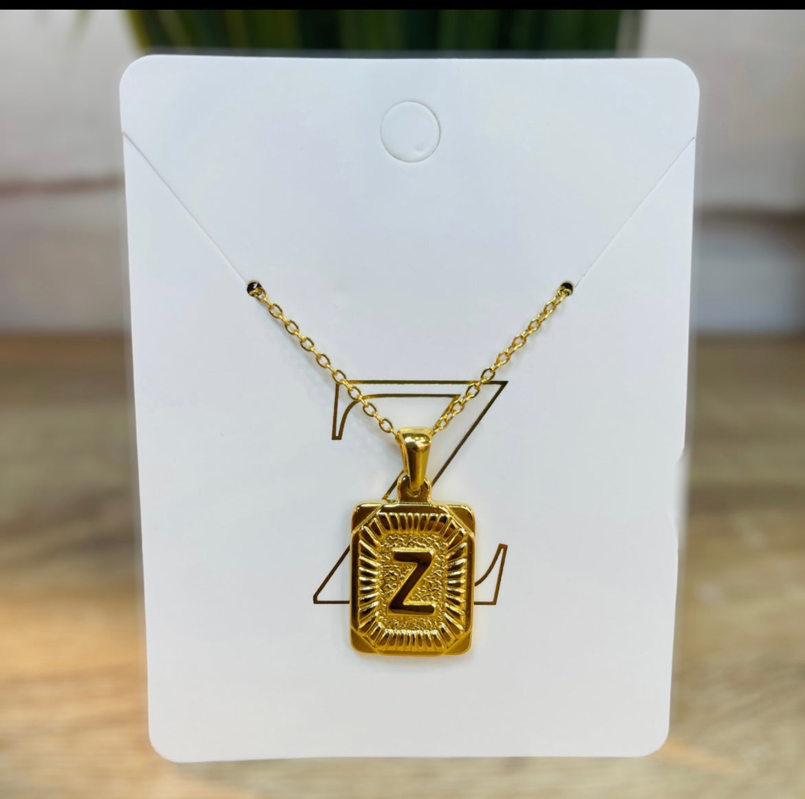 Initial Varsity Letter Necklaces