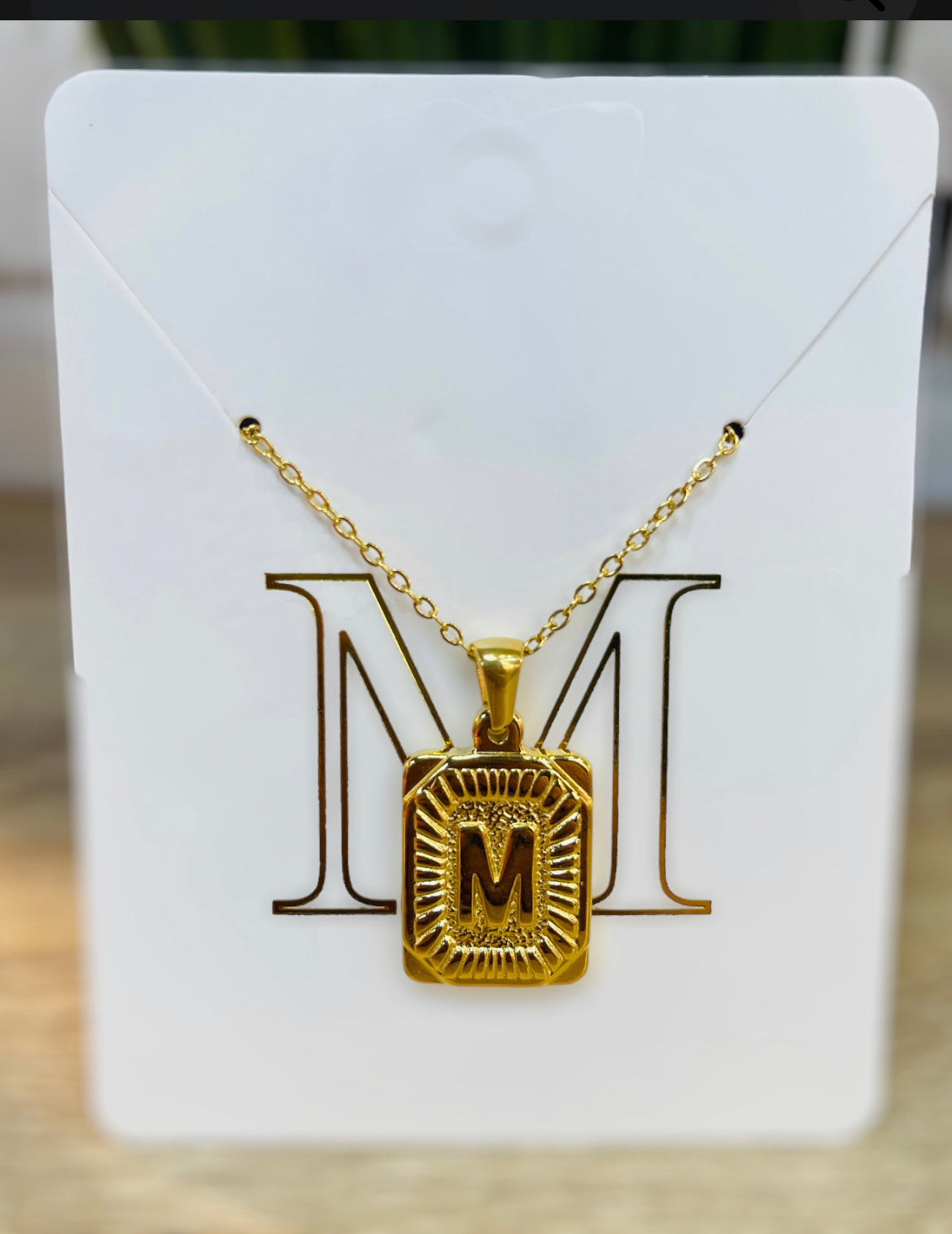 Initial Varsity Letter  Necklaces