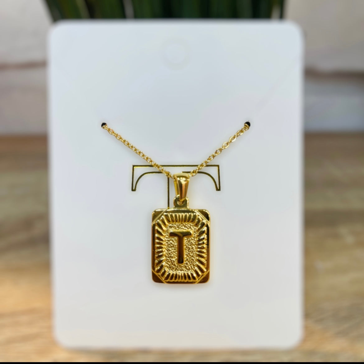 Initial Varsity Letter  Necklaces