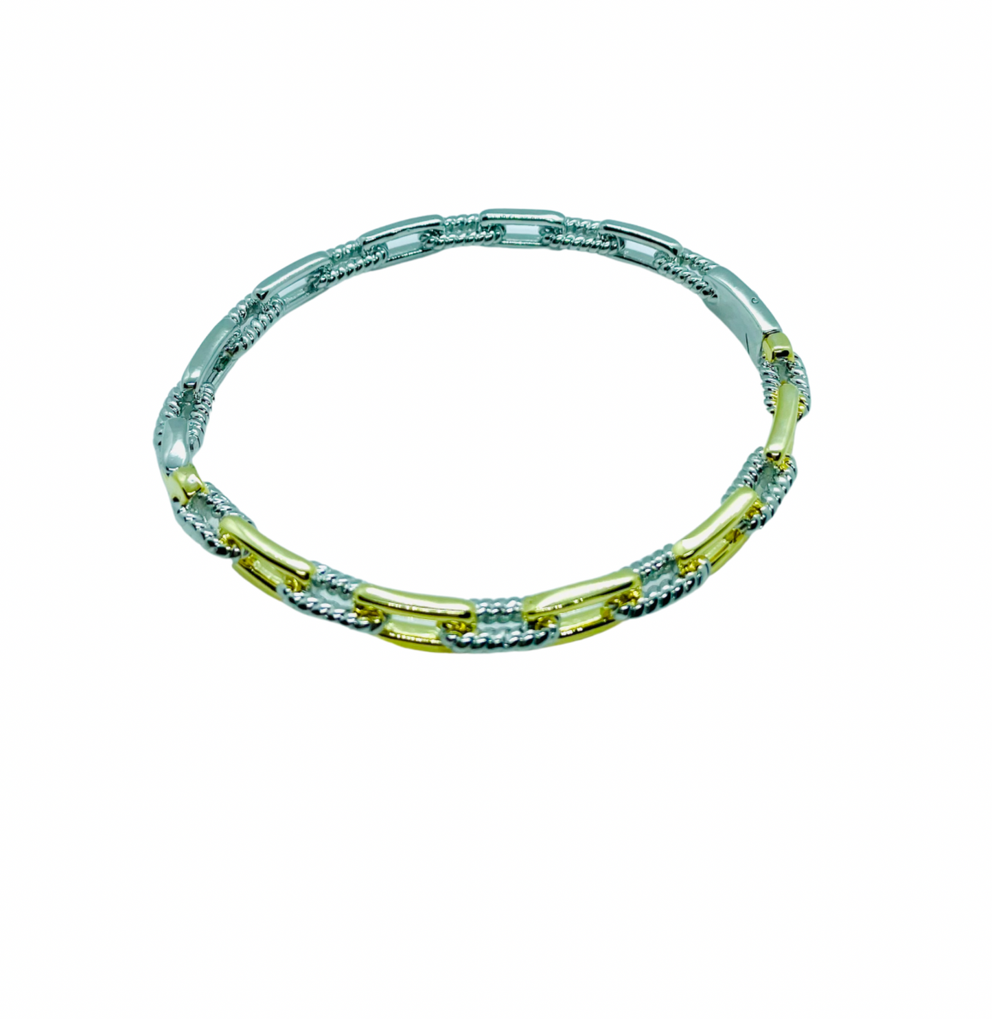 Lola's  silver & gold link bracelet