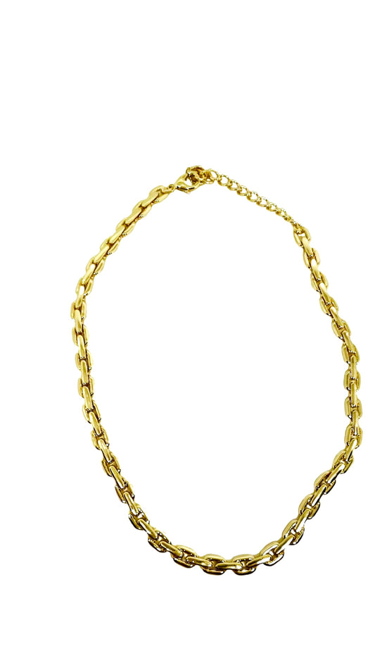 Gold link Necklace