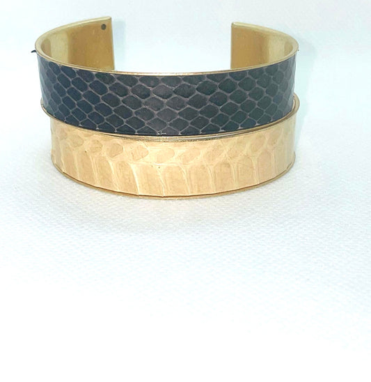 Snakeskin Big Cuff Bracelets