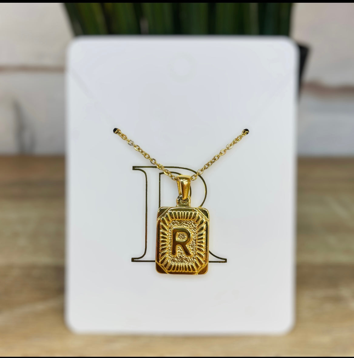 Initial Varsity Letter  Necklaces