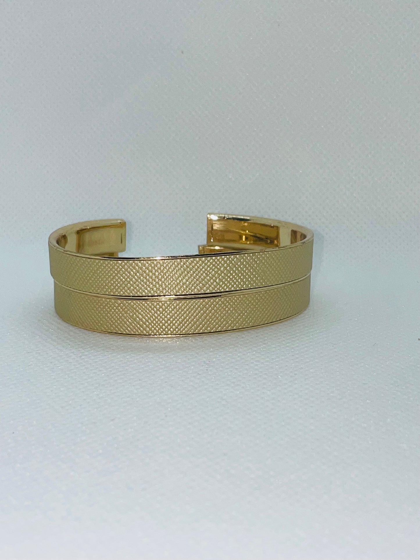 Leather Gold Bracelet