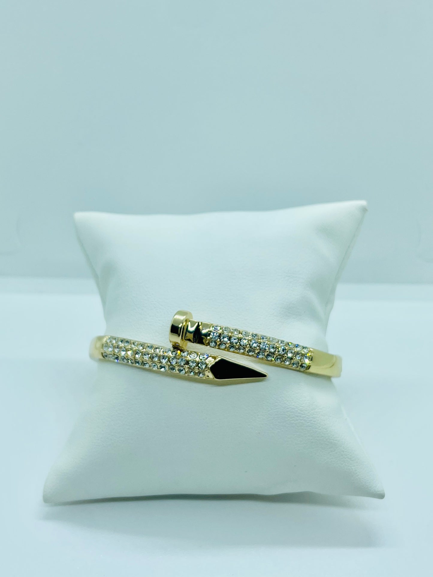 Gold Or Silver Nail Cuff Bangle