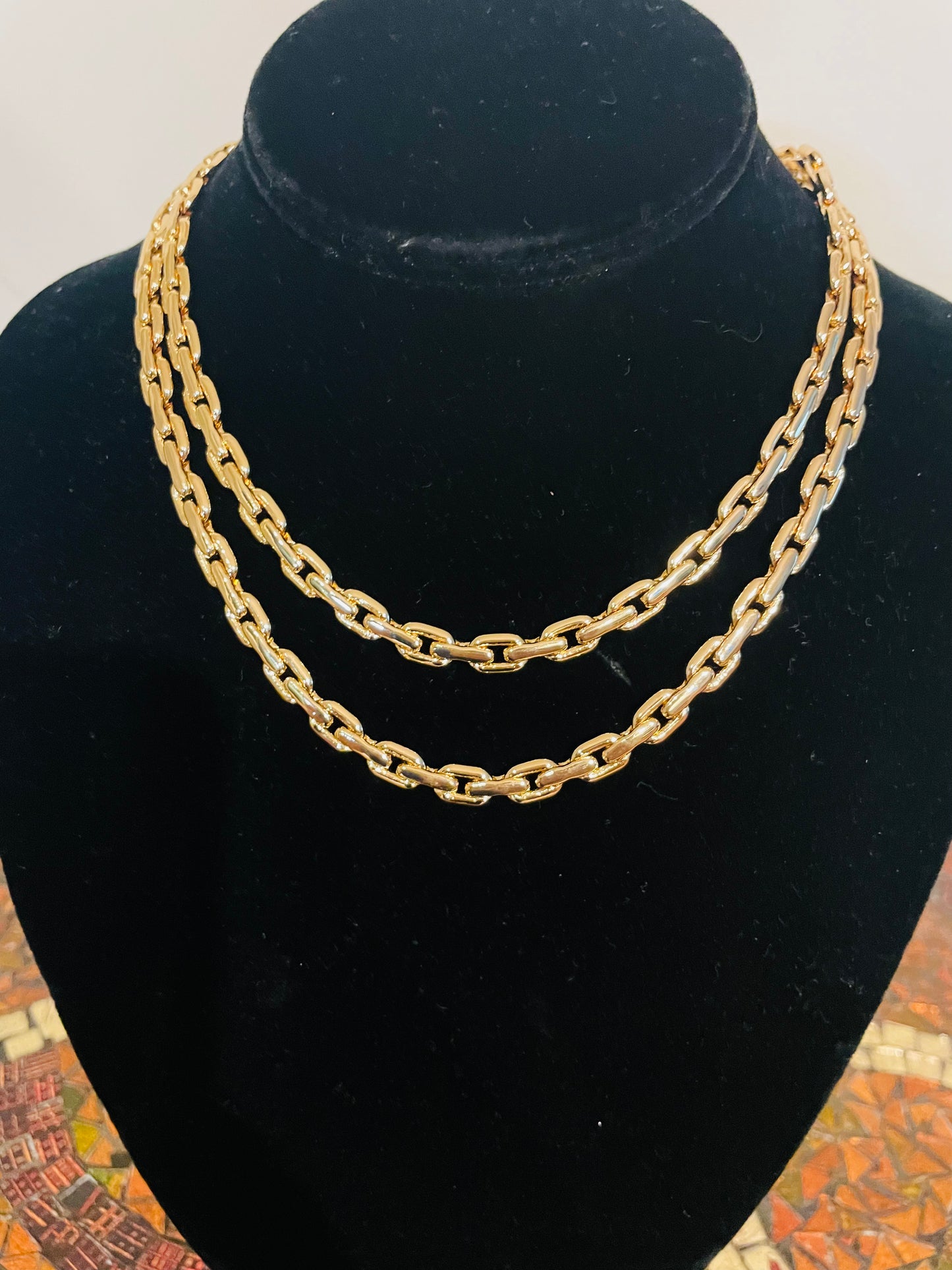 Gold link Necklace